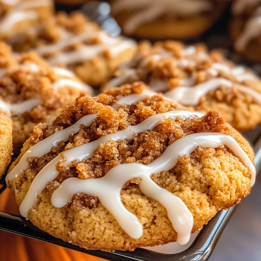 Pumpkin Coffee Cake Cookies