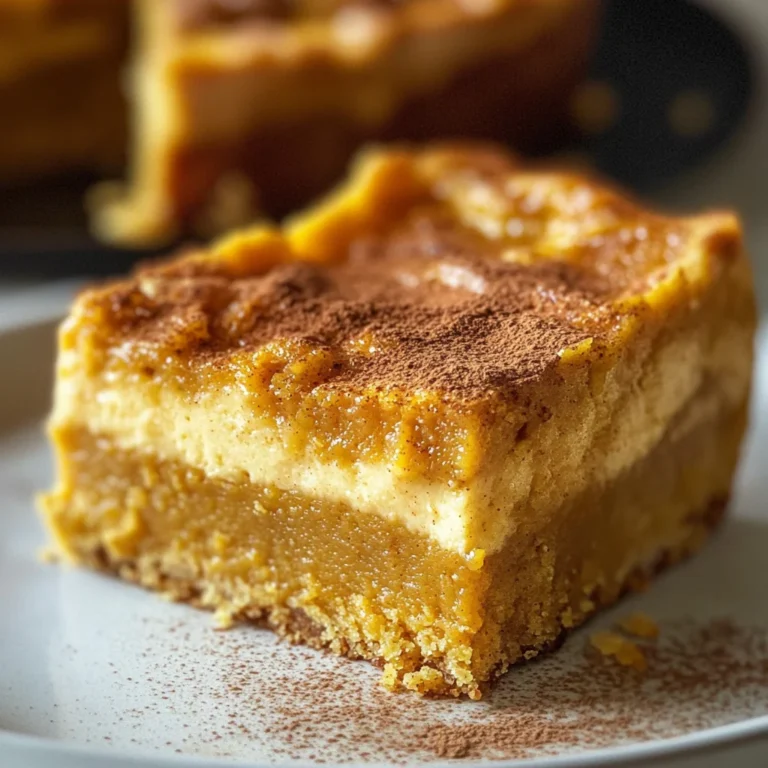 Pumpkin Gooey Butter Cake Recipe