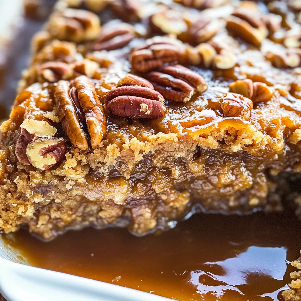 Pumpkin Pecan Cobbler