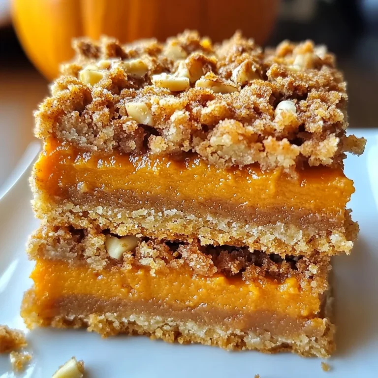 Pumpkin Pie Crumble Bars – Easy Fall Dessert Recipe