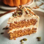 Pumpkin Spice Cake with Brown Sugar Cream Cheese Frosting