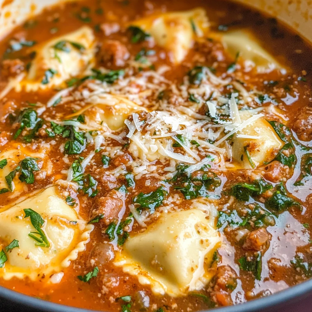 Ravioli Soup