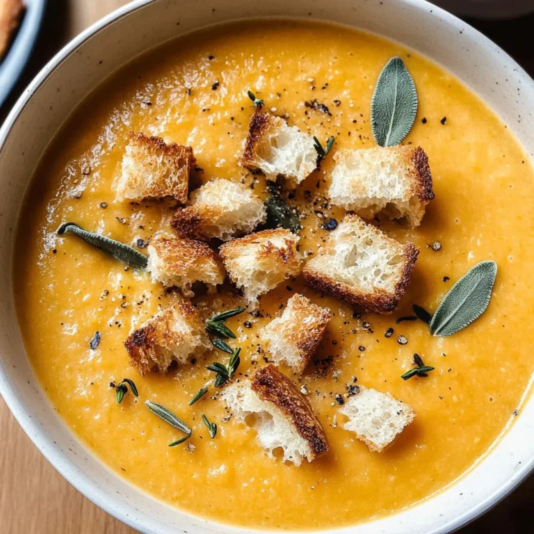 Roasted Butternut Squash Soup Recipe