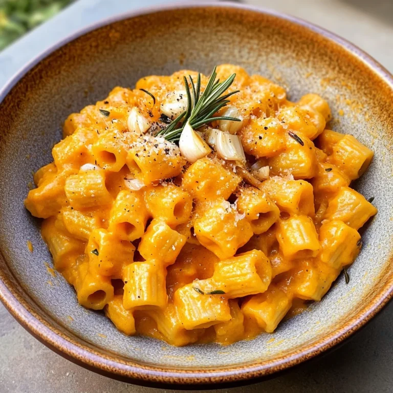 Roasted Pumpkin and Garlic Pasta