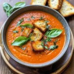 Roasted Tomato Basil Soup