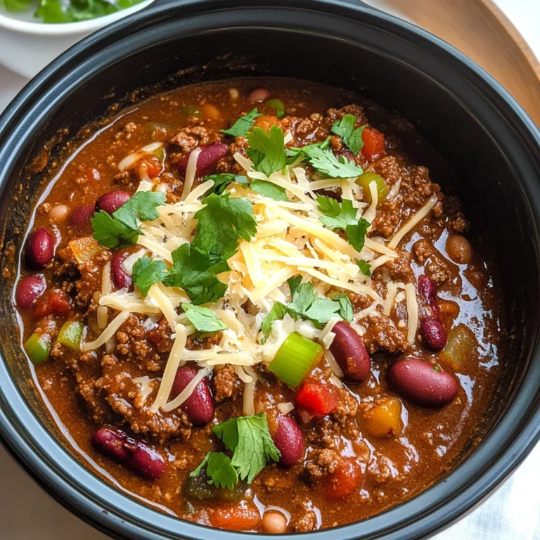 Slow Cooker Chili Con Carne