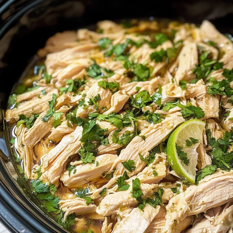 Slow Cooker Cilantro Lime Chicken