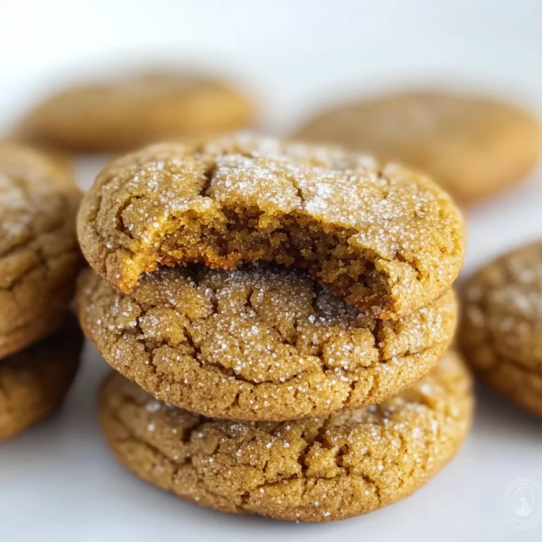 Soft and Chewy Pumpkin Molasses Cookies