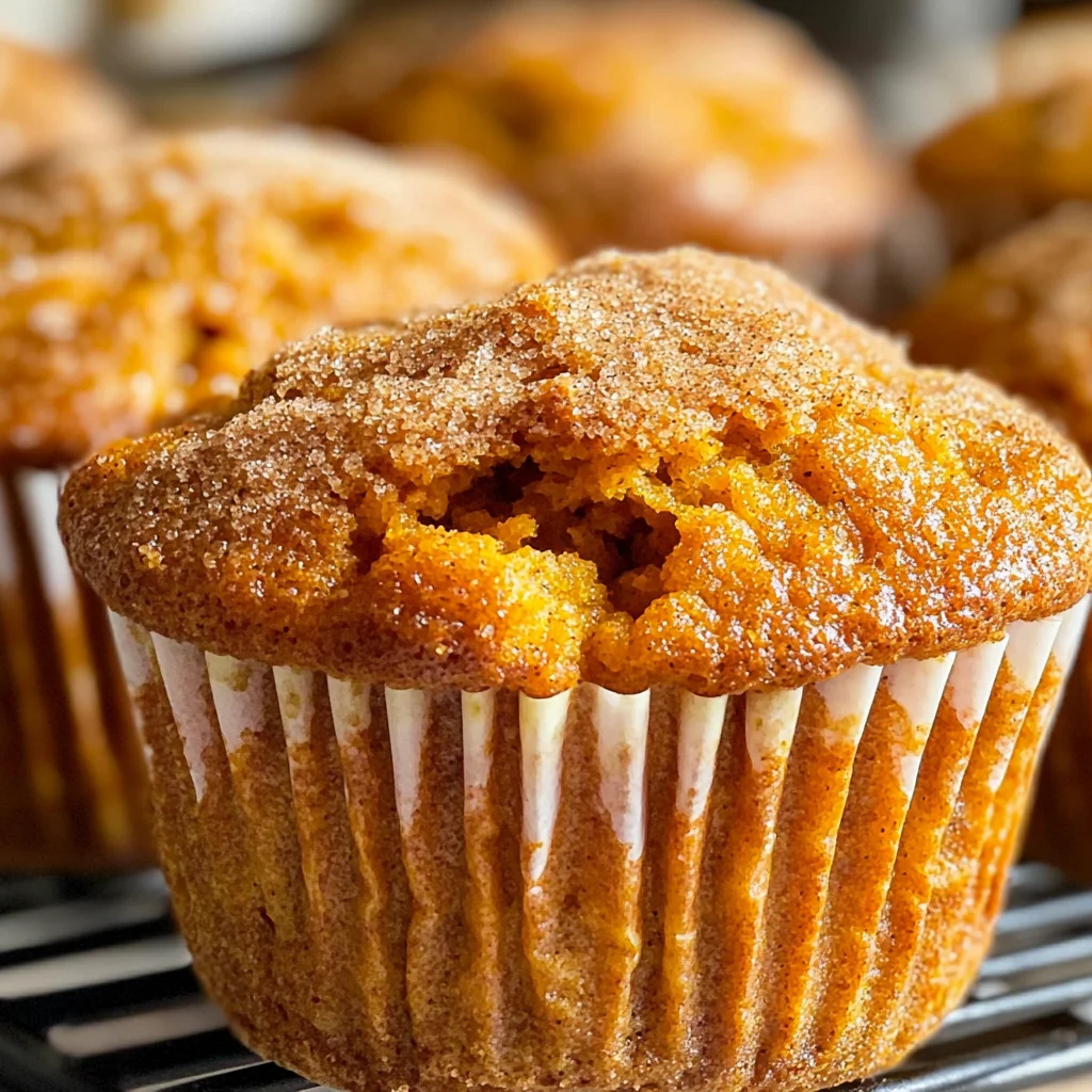 Spice Cake Pumpkin Muffins