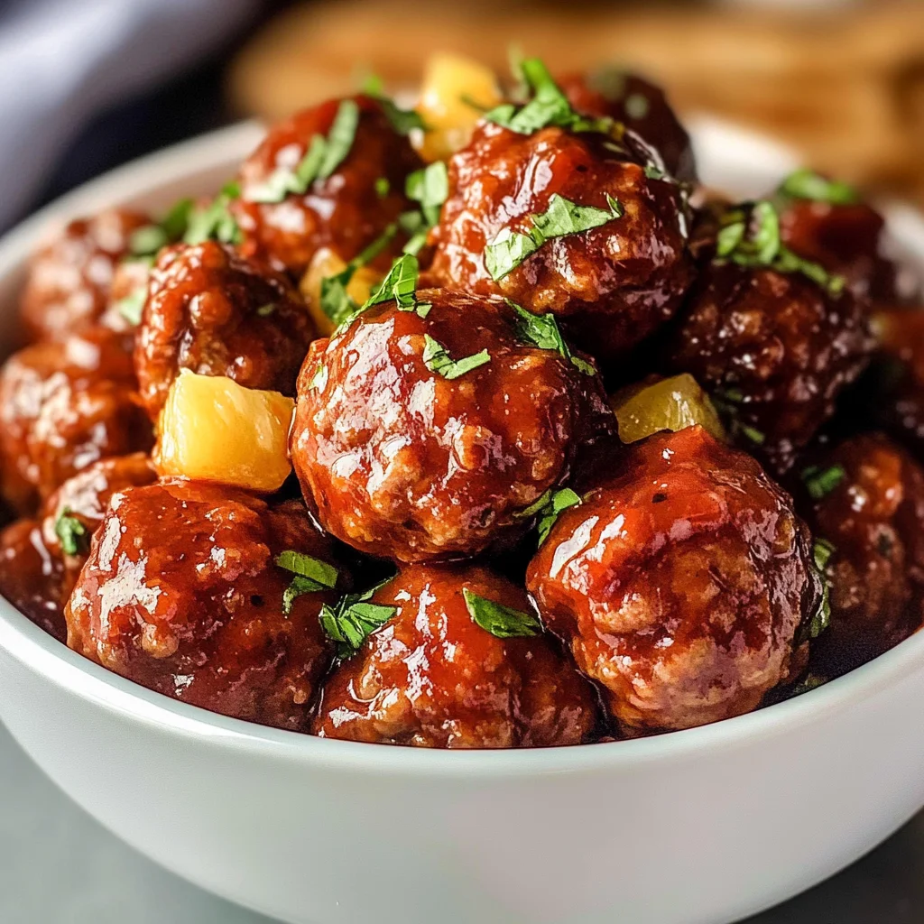 Sweet chili Meatballs Crockpot Recipe