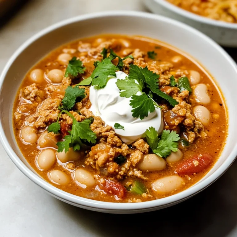 Turkey White Bean Chili