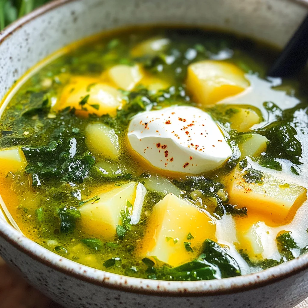 Ukrainian Green Borscht
