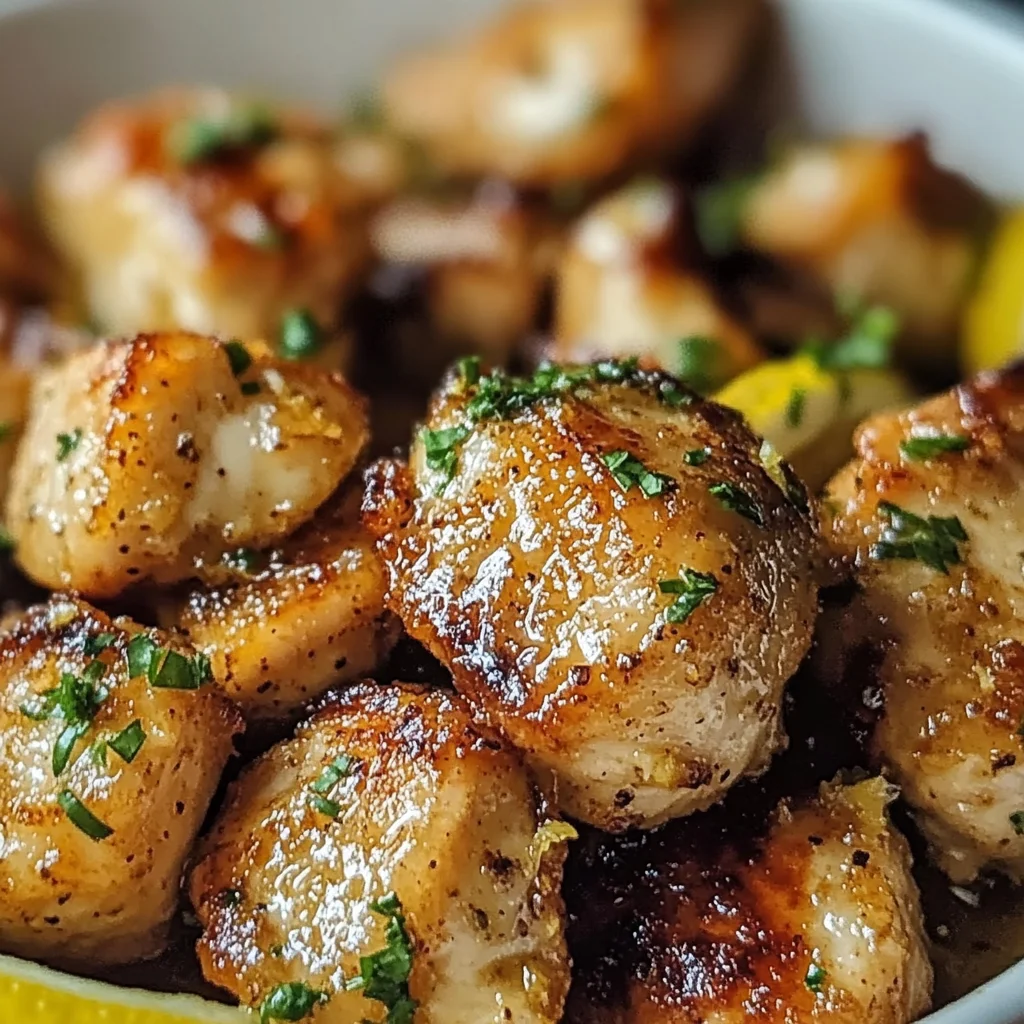Air Fryer Lemon Chicken Bites