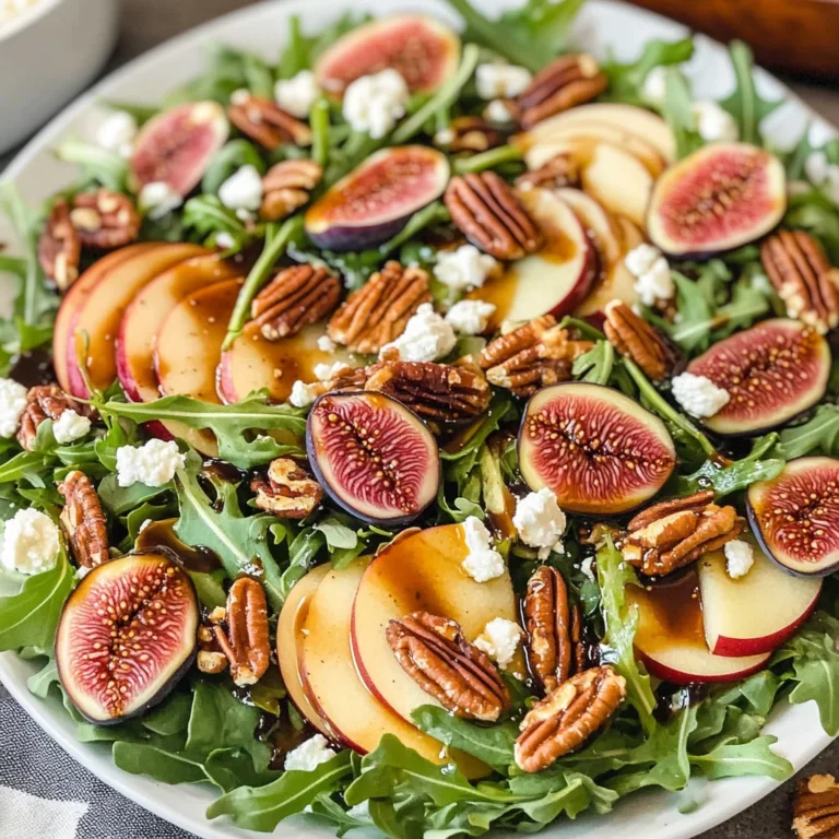 Apple Arugula Salad With Maple Pecans