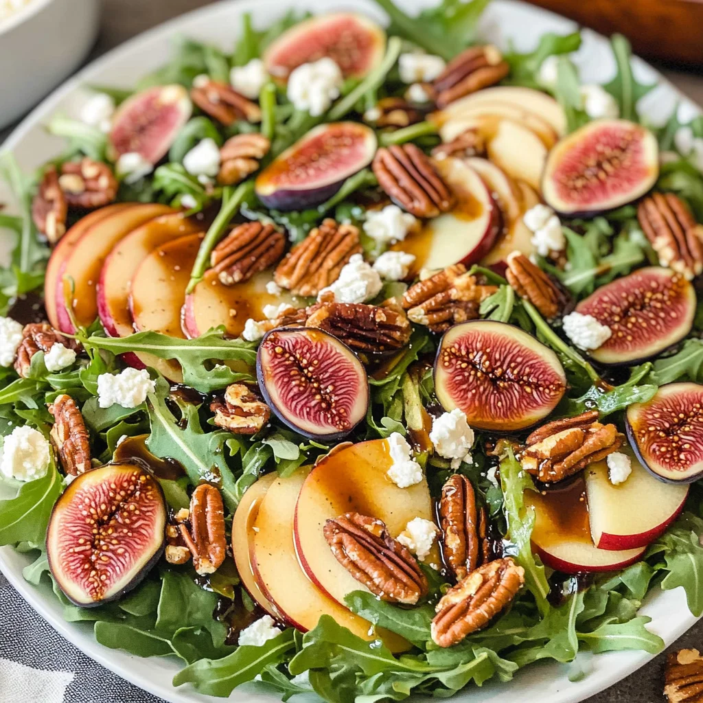 Apple Arugula Salad With Maple Pecans