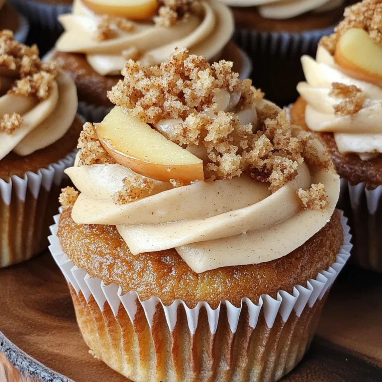 Apple Crumble Cupcakes