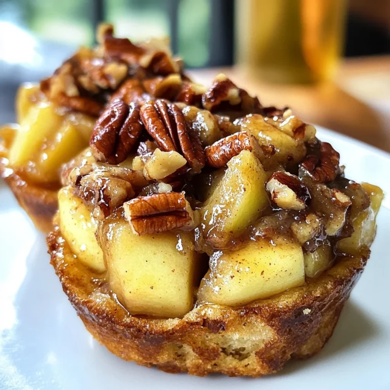 Apple Pecan French Toast Cups