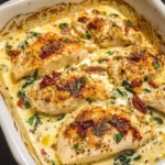 Baked Tuscan Chicken Casserole