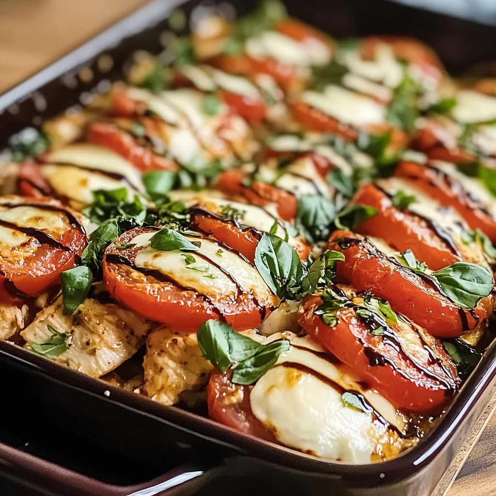Caprese Chicken Casserole
