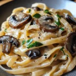 Caramelized Leek and Mushroom Gruyere Pasta