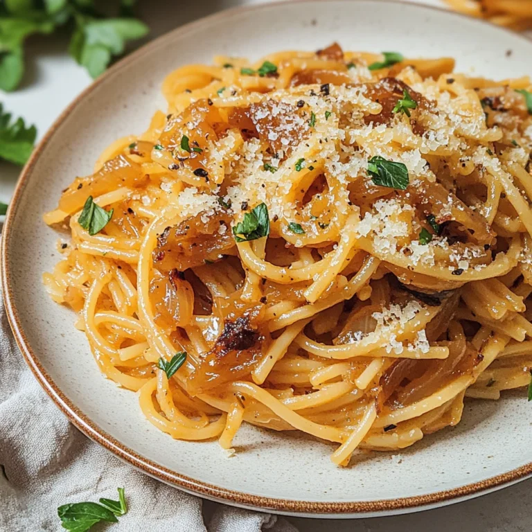 Caramelized Onion Pasta