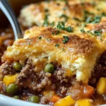 Cheddar Bay Ground Beef Cobbler