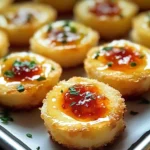 Cheesy Thumbprint Appetizers with Hot Pepper Jelly