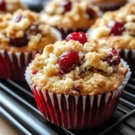 Cherry Cobbler Muffins