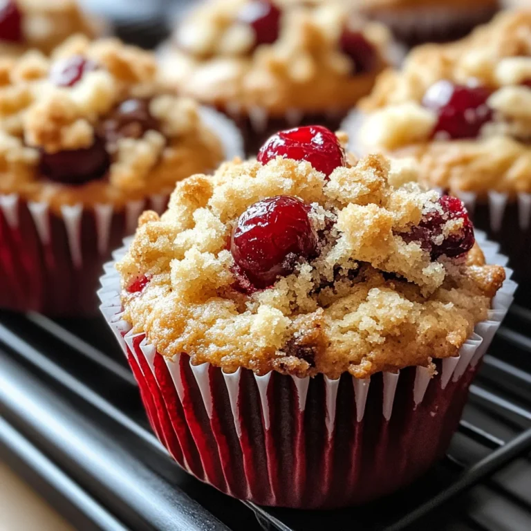 Cherry Cobbler Muffins