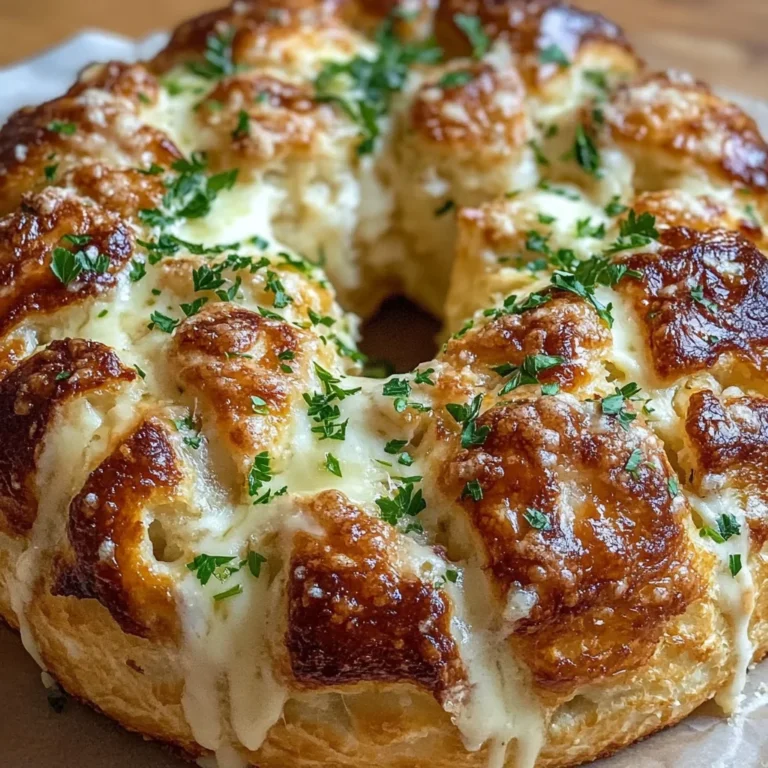 Chicken Alfredo Monkey Bread