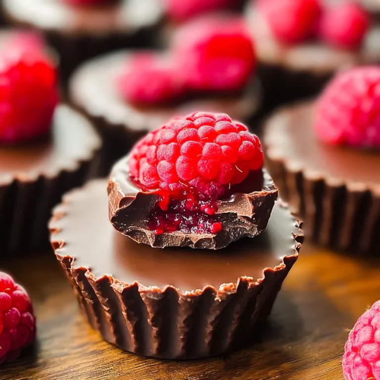 Chocolate Raspberry Cups