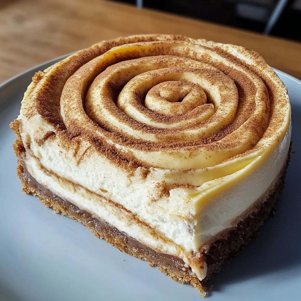 Cinnamon Roll Cheesecake