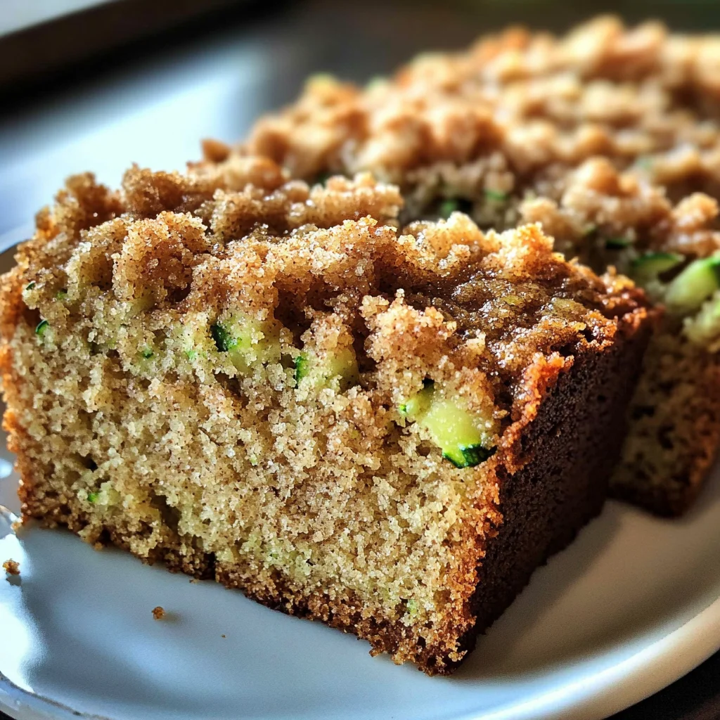 Cinnamon Streusel Topped Zucchini Bread Bakery Style: A Stunning Loaf