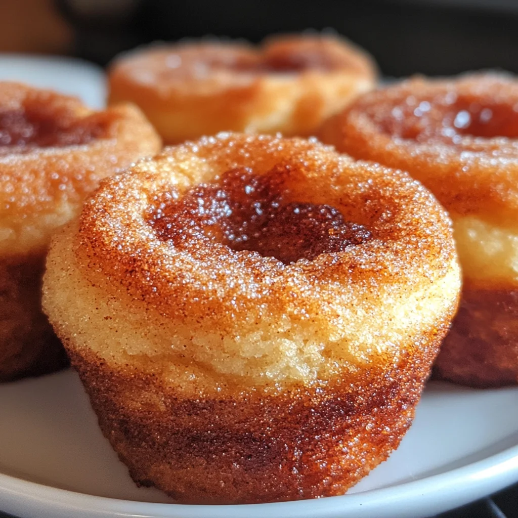 Cinnamon Sugar French Toast Muffins