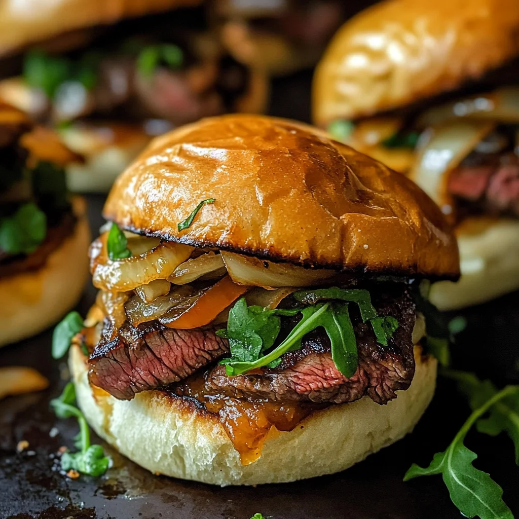 Cowboy Butter Steak Sliders
