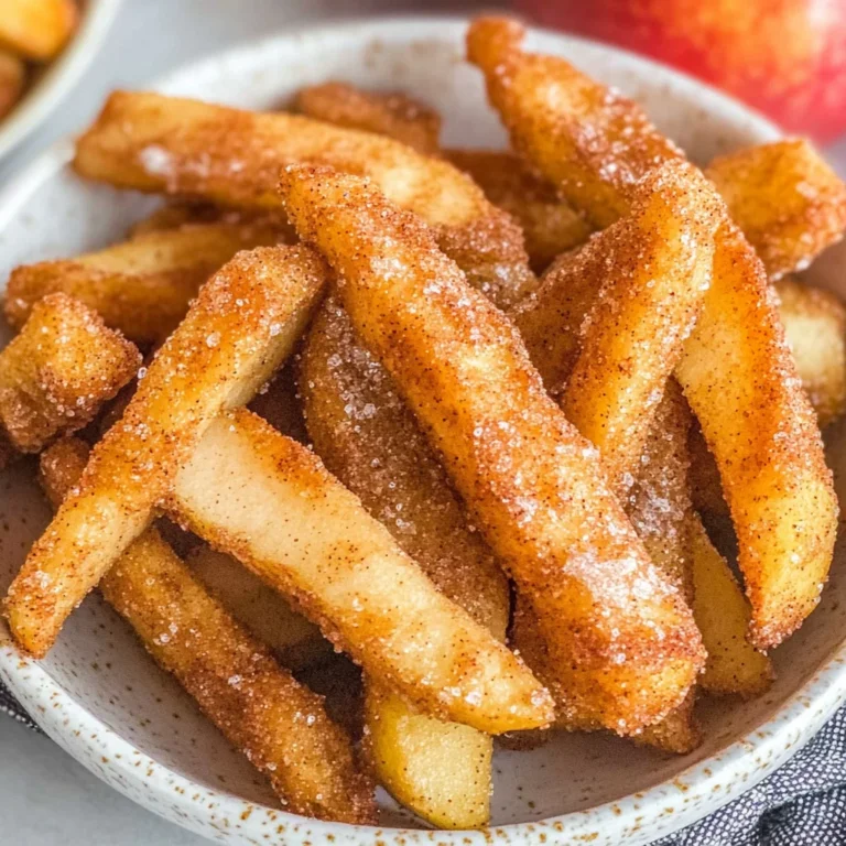 Crispy Air Fryer Apple Fries
