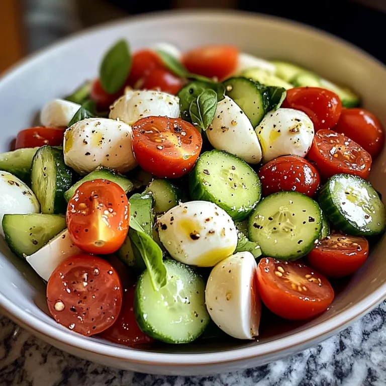 Cucumber Mozzarella Salad