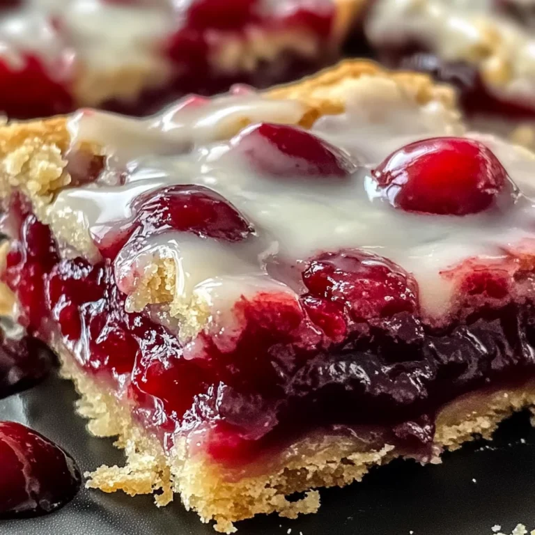 Easy Cherry Pie Bars: A Simple Cherry Dessert to Savor