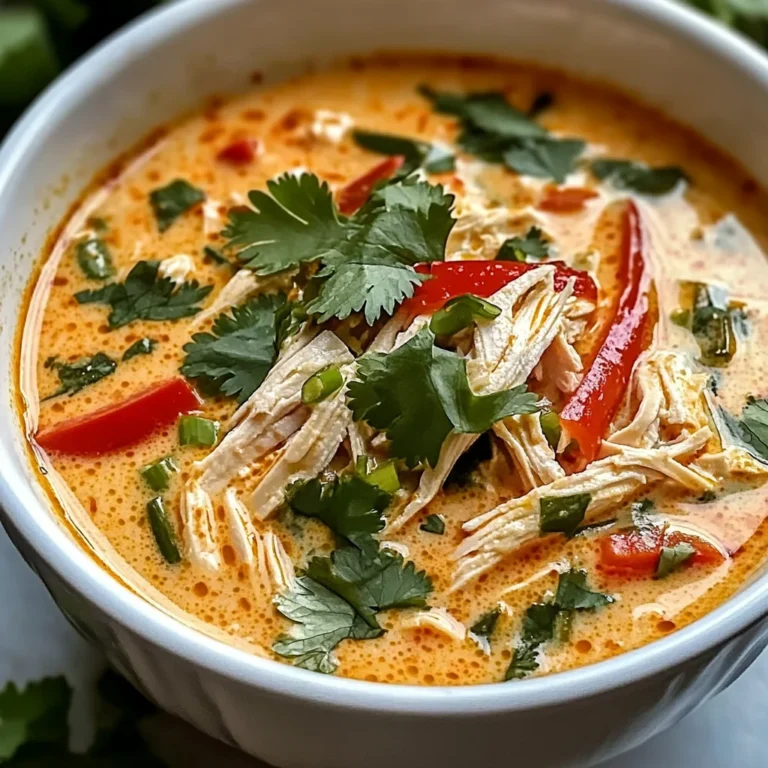 Easy Thai Coconut Chicken Soup