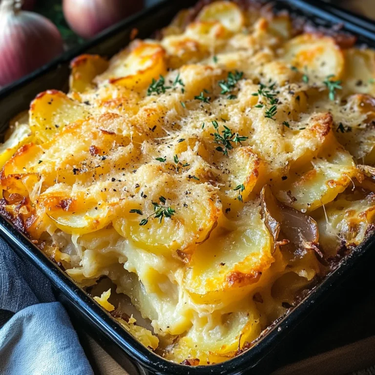 French Onion Potato Bake