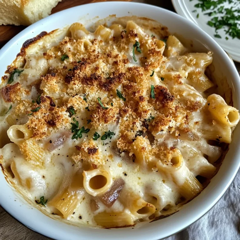 French Onion Soup Pasta Recipe
