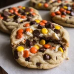 Gooey Reese’s Cheesecake Cookies