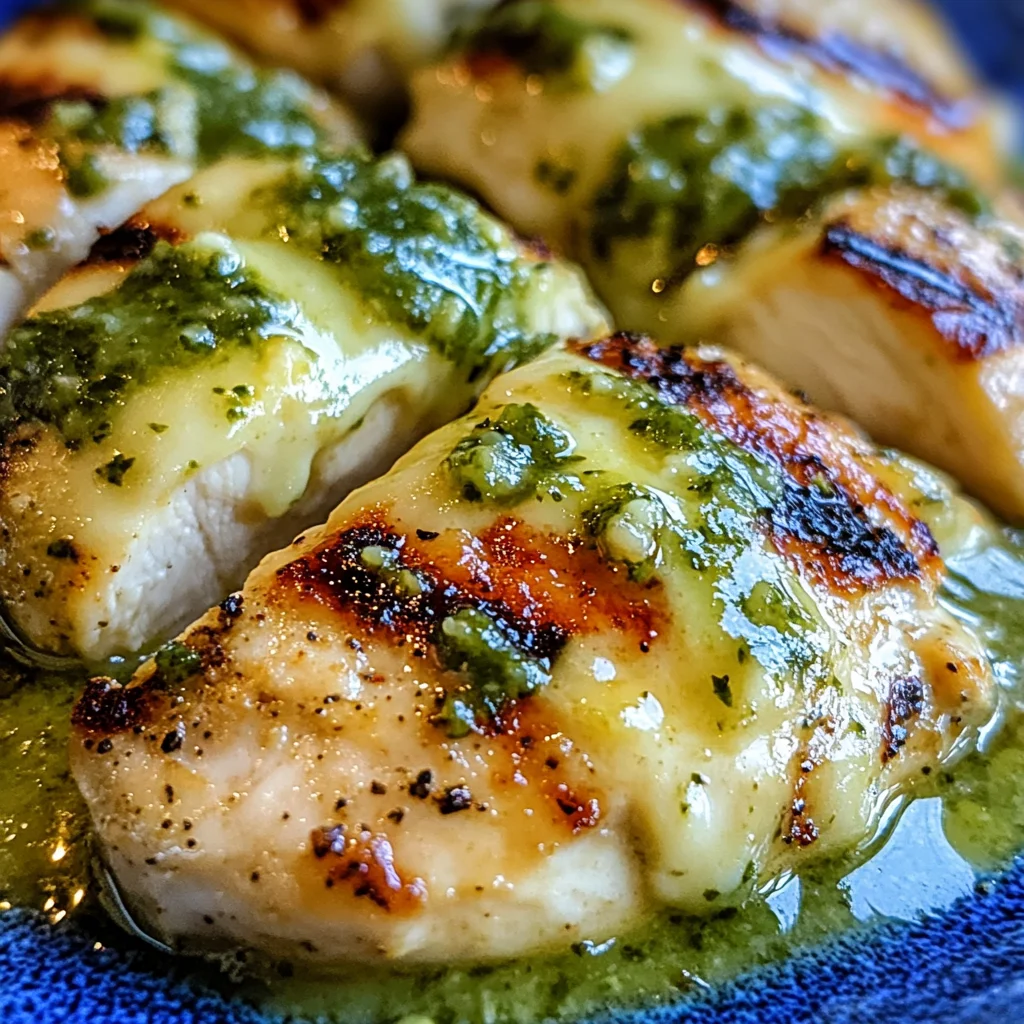 Grilled Salsa Verde Pepper Jack Chicken