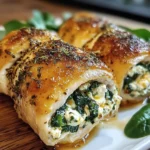 Herbed Ricotta Stuffed Chicken Rolls