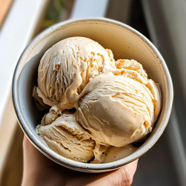 Homemade Maple Ice Cream