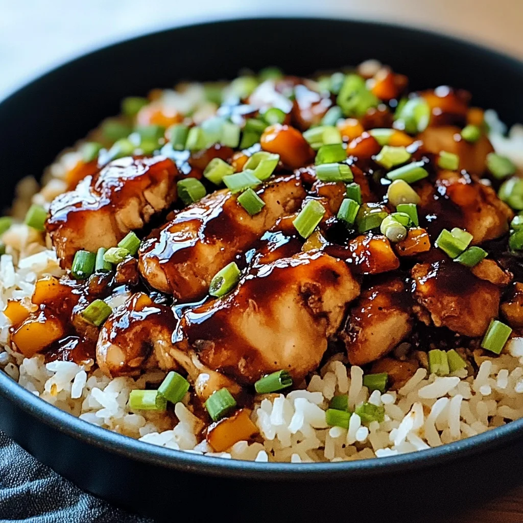 Honey BBQ Chicken Rice – The Best 1-Pan Family Dinner
