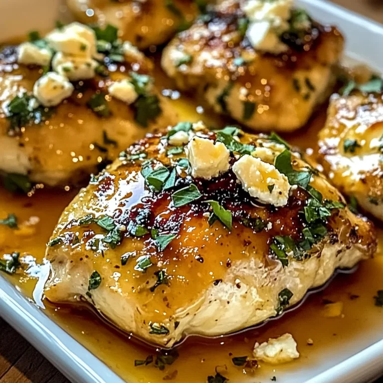 Hot Honey Feta Chicken Dish: A Deliciously Spicy and Savory Recipe