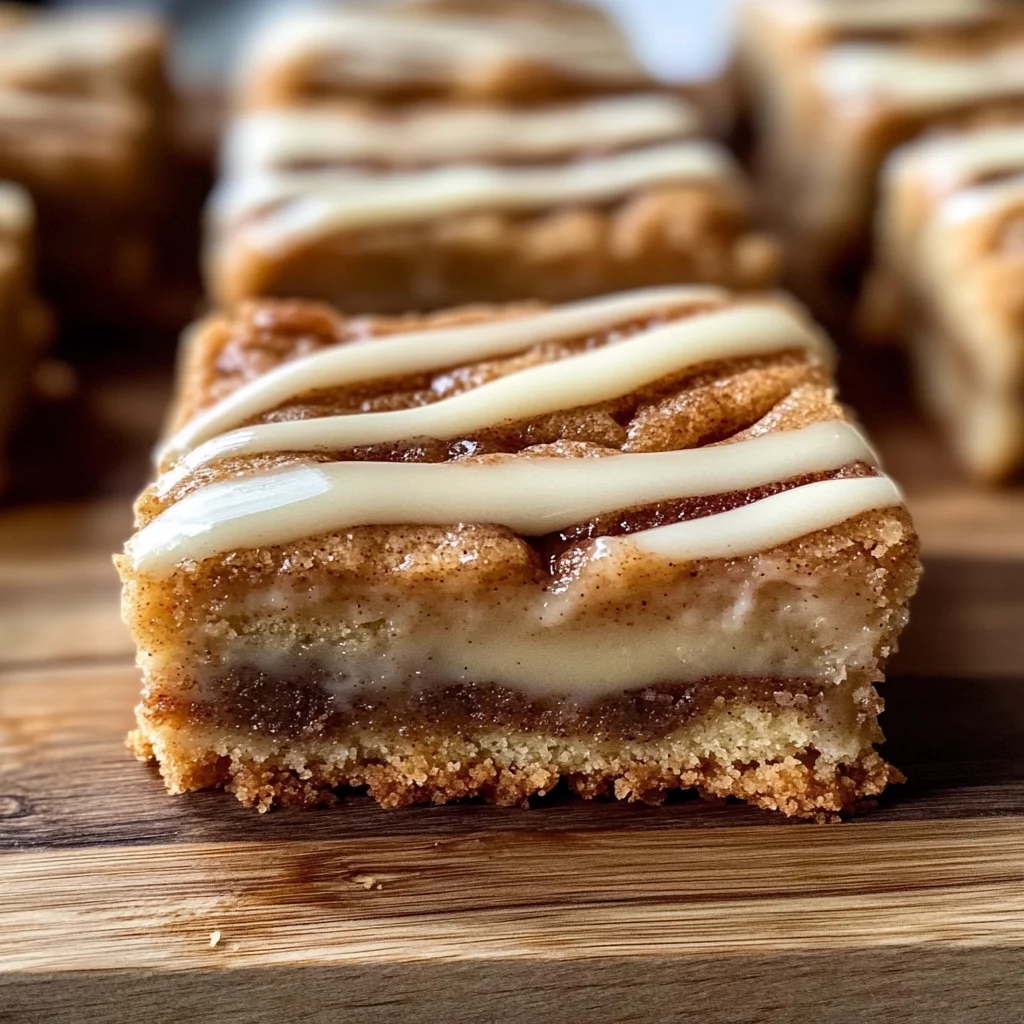 How to Make Cinnamon Roll Blondies