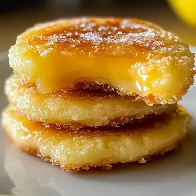 Lemon Curd Crème Brûlée Cookies - Tangy & Sweet Treat