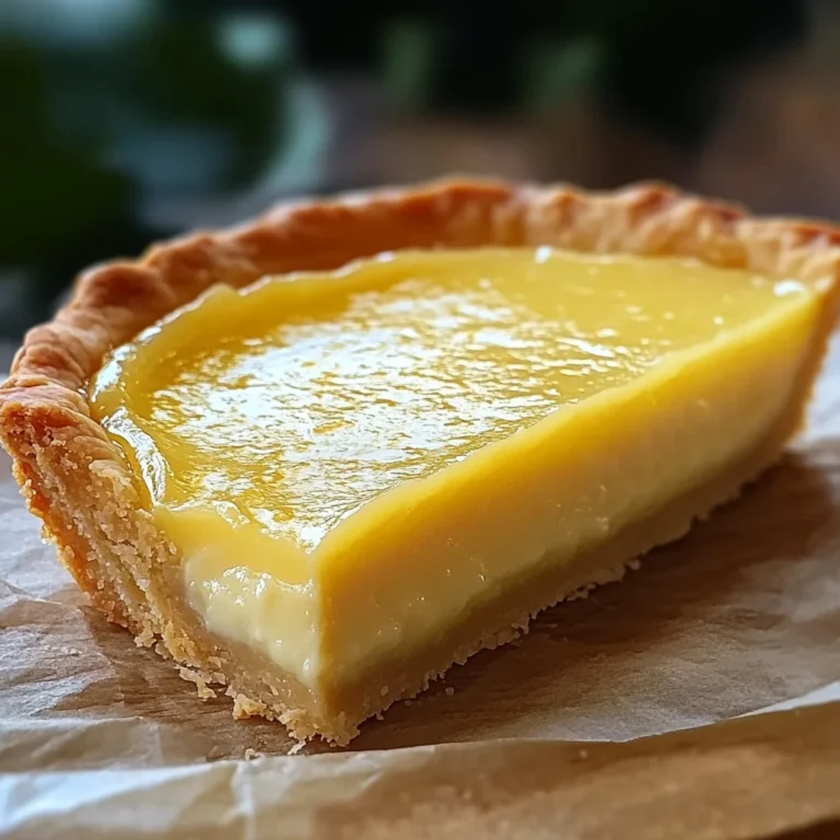 Lemon Custard Tart